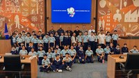 Estudantes participam de sessão simulada na Câmara de Campo Largo