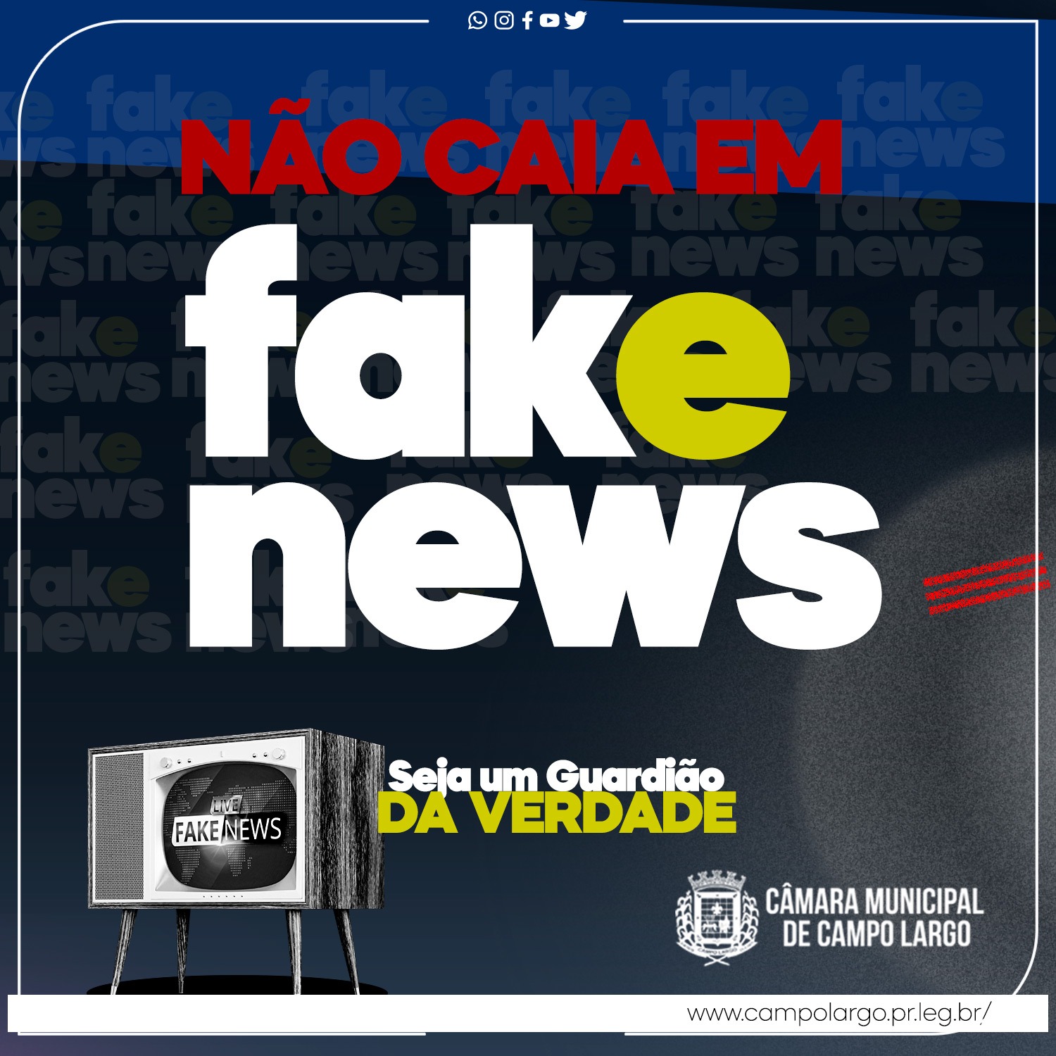 Não caia em fake news!