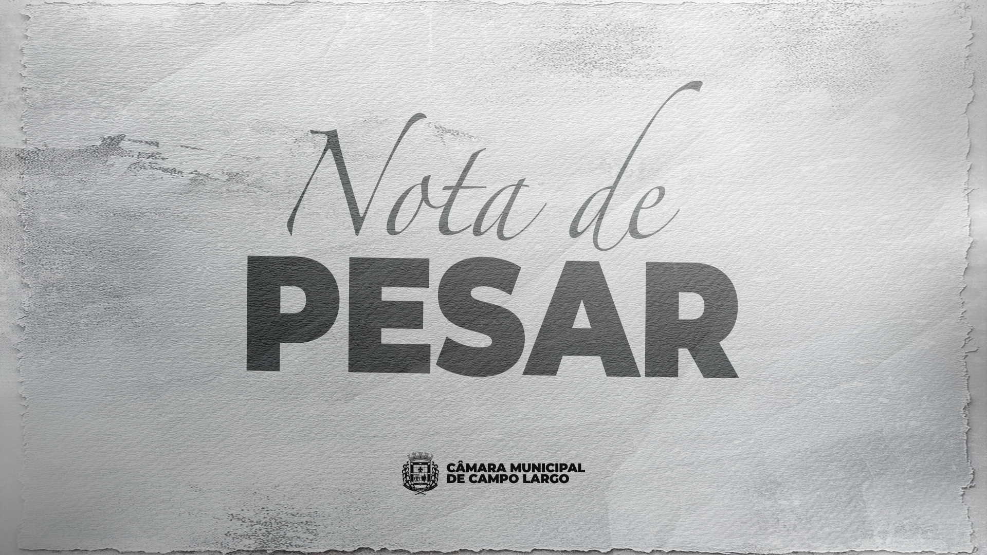 Nota de Pesar