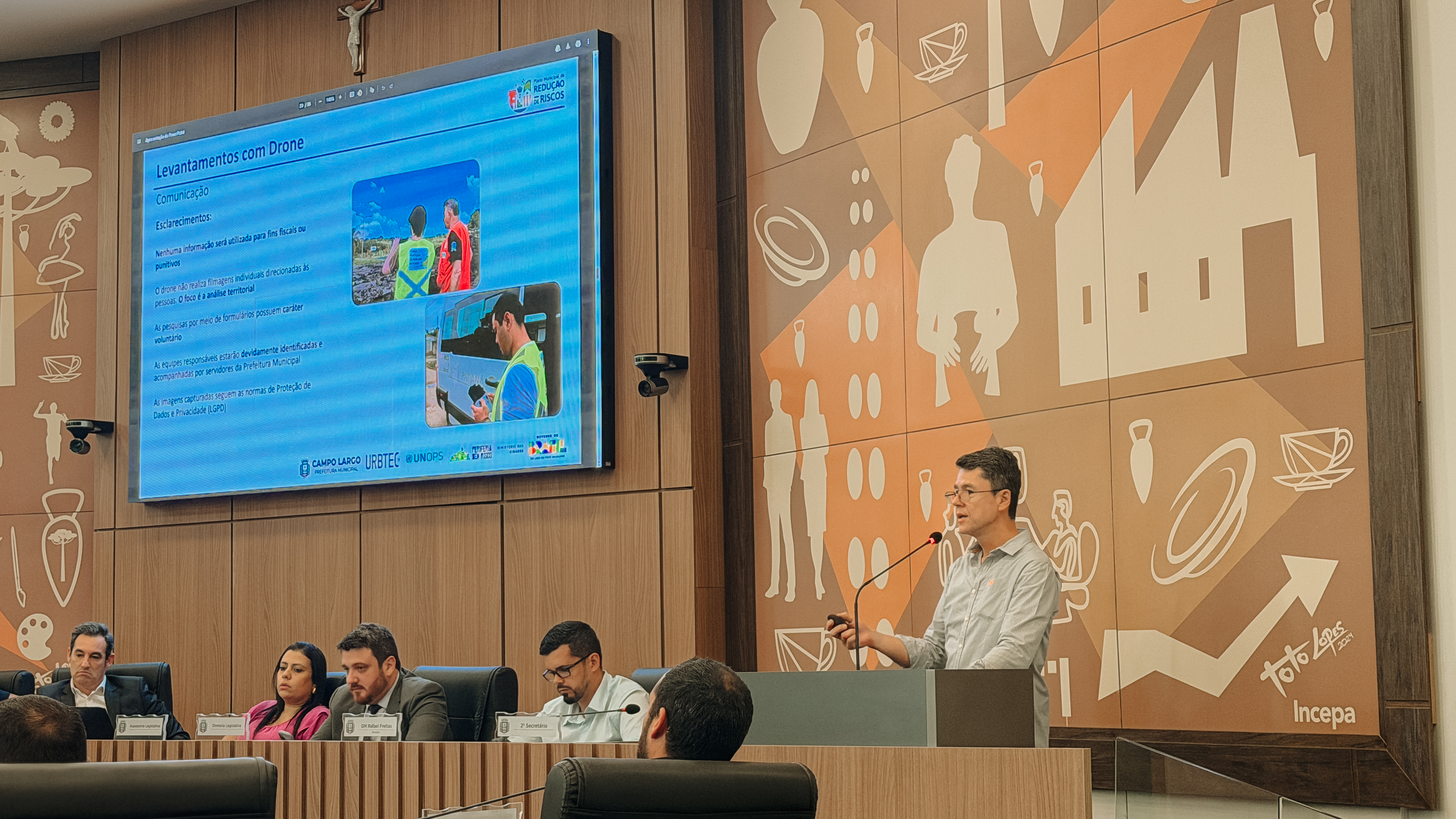 Plano Municipal de Redução de Riscos é apresentado em Tribuna Livre na Câmara 