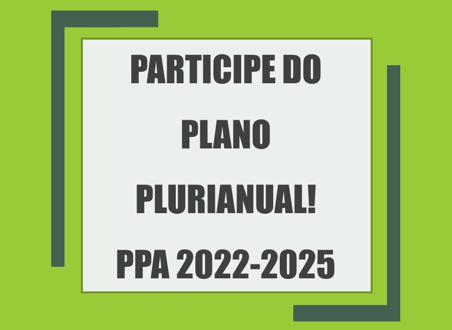 PPA - Plano Plurianual da Prefeitura de Campo Largo