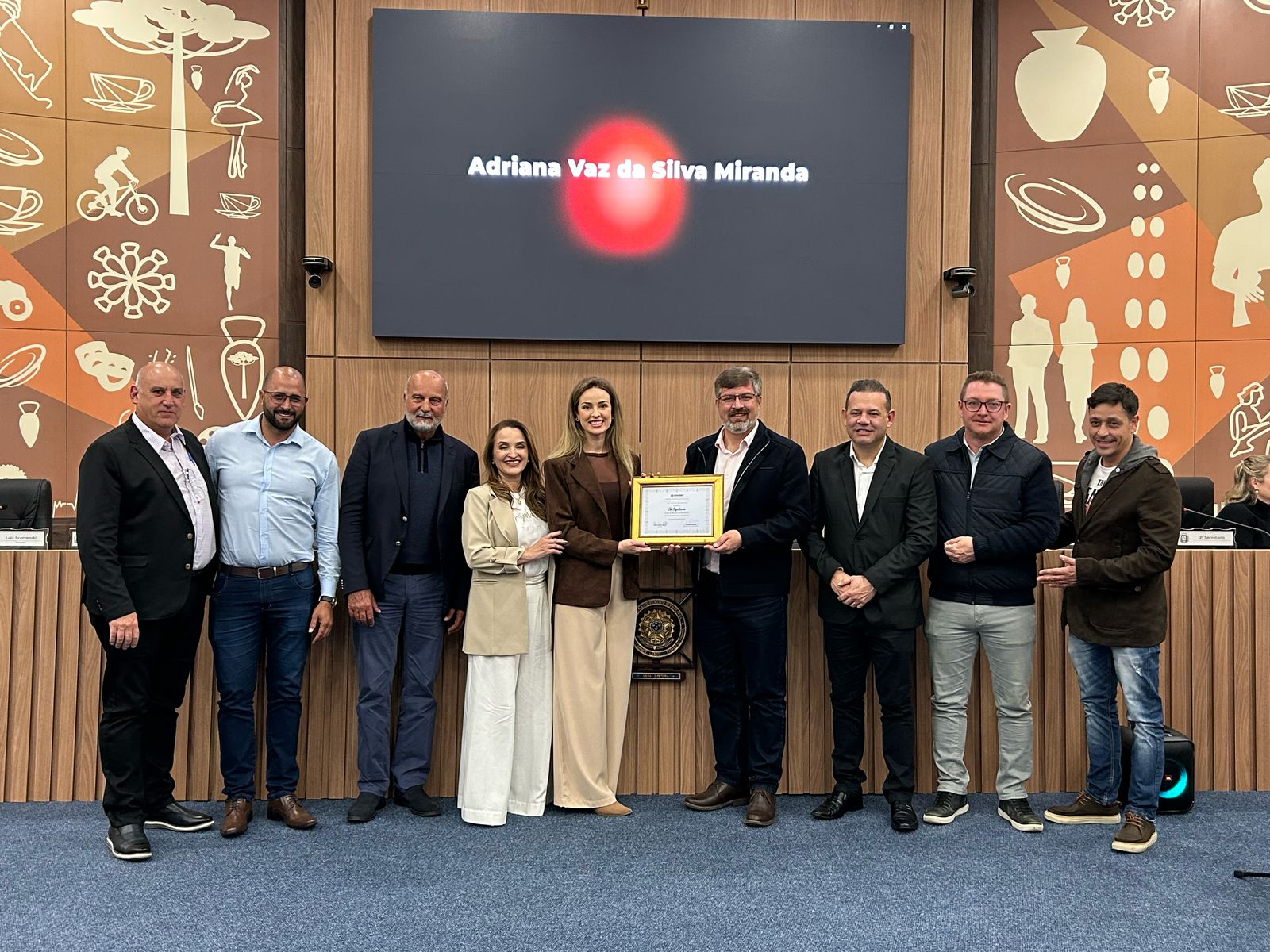 Vereadores entregam homenagem a Elo Capelania do Hospital do Rocio